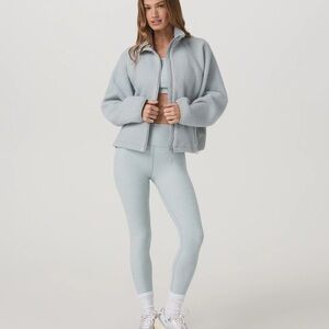 Vuori Women's Alpine Fleece Jacket | Small | Blue Haze